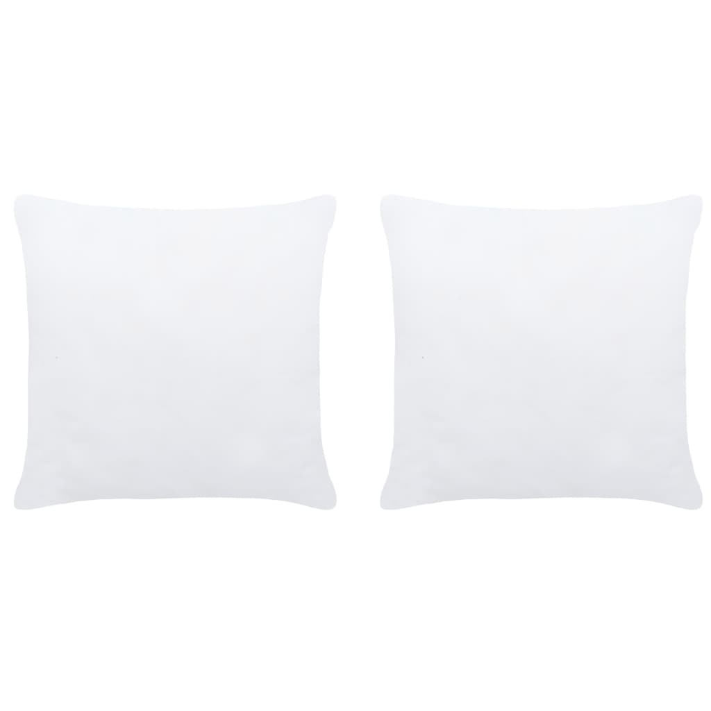 vidaXL Kussenvullingen 2 st 50x30 cm wit