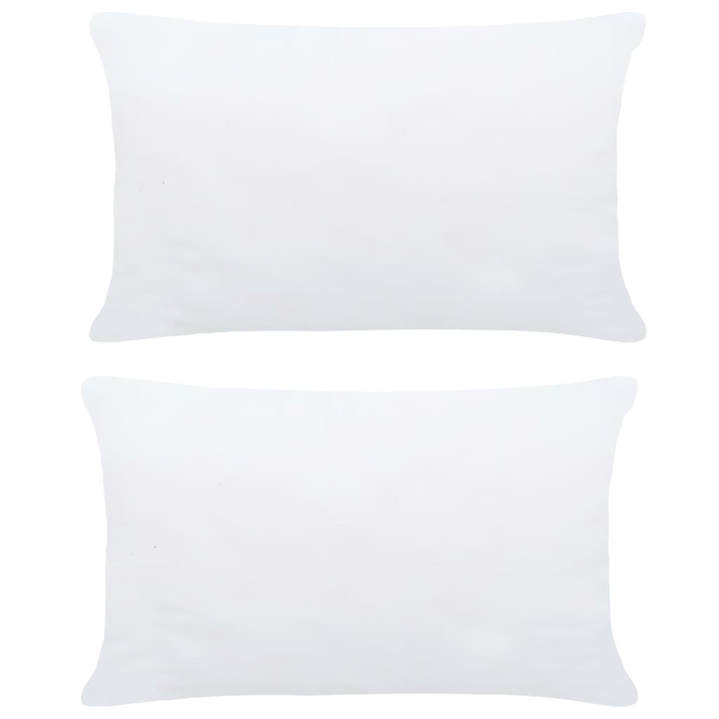 vidaXL Kussenvullingen 2 st 50x30 cm wit