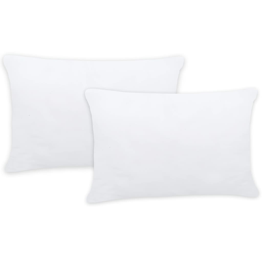 vidaXL Kussenvullingen 2 st 50x30 cm wit