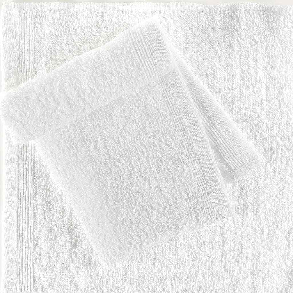 vidaXL Gastendoekjes 25 st 350 g/m² 30x50 cm katoen wit