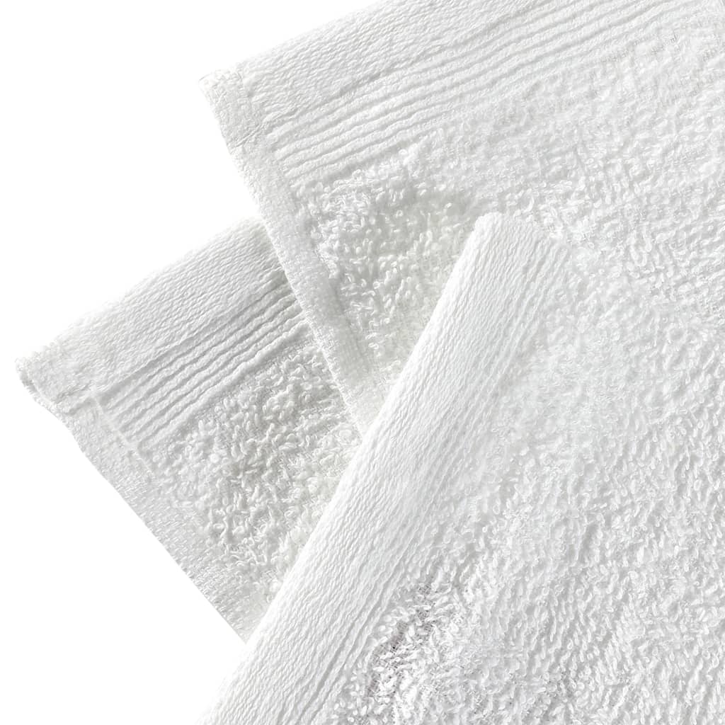 vidaXL Gastendoekjes 25 st 350 g/m² 30x50 cm katoen wit