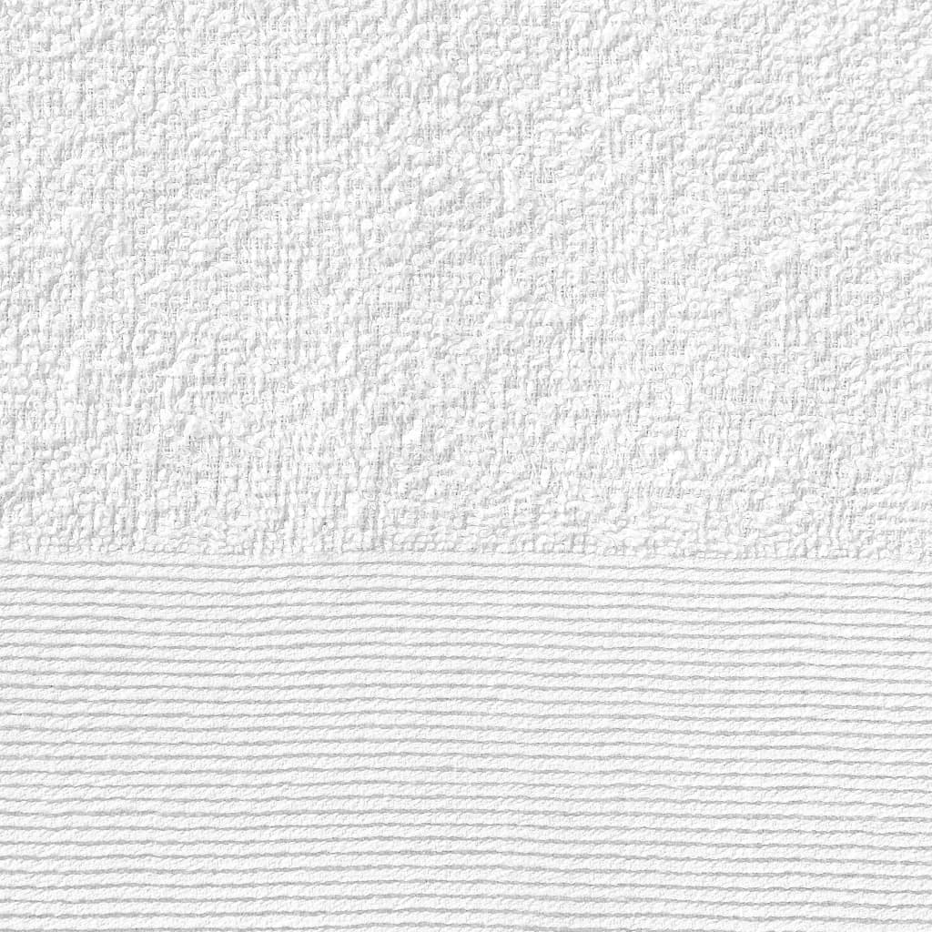 vidaXL Handdoeken 2 st 450 g/m² 50x100 cm katoen wit