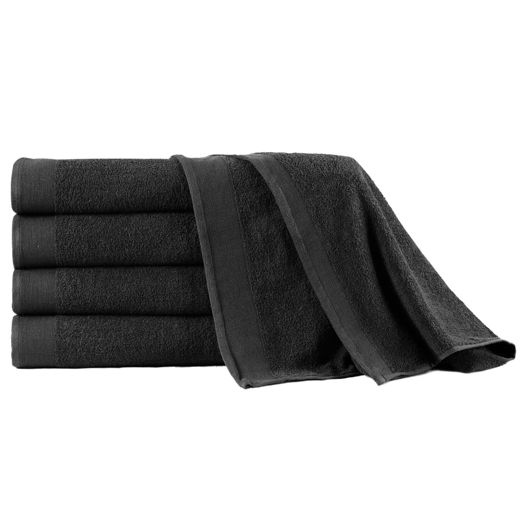 vidaXL Handdoeken 2 st 450 g/m² 50x100 cm katoen wit