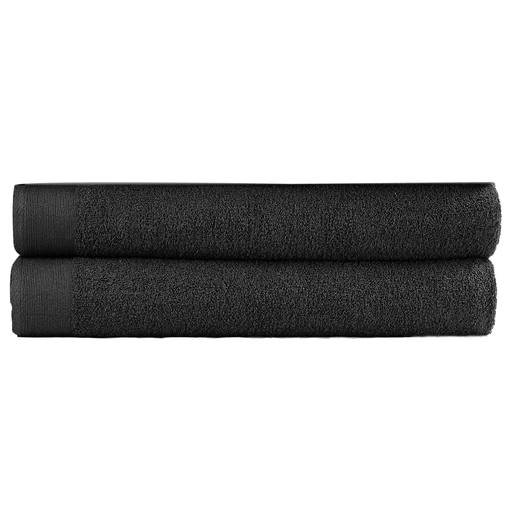 vidaXL Handdoeken 2 st 450 g/m² 50x100 cm katoen wit