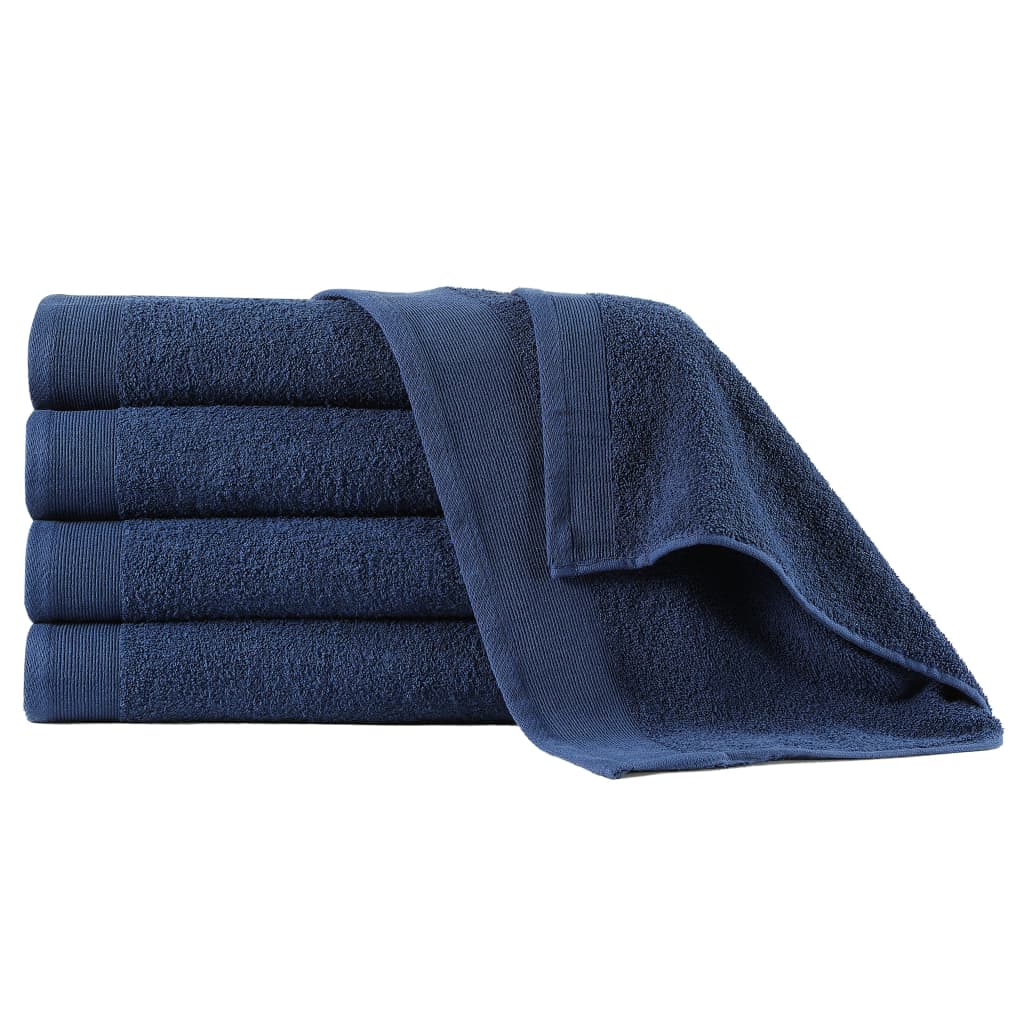 vidaXL Handdoeken 2 st 450 g/m² 50x100 cm katoen wit