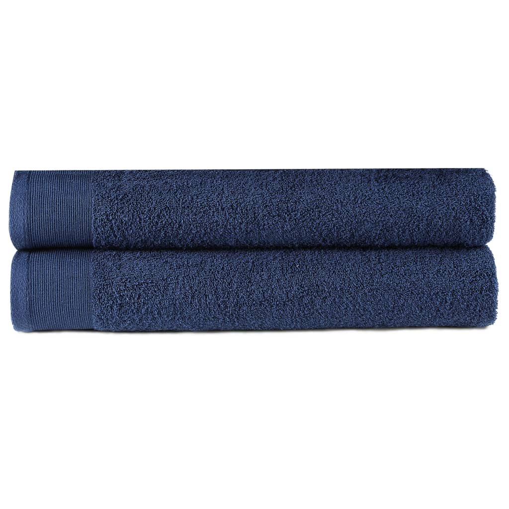 vidaXL Handdoeken 2 st 450 g/m² 50x100 cm katoen wit