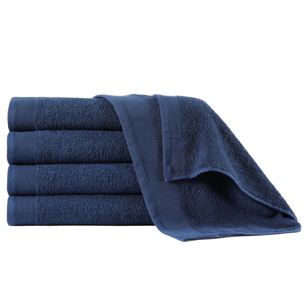vidaXL Handdoeken 2 st 450 g/m² 50x100 cm katoen wit