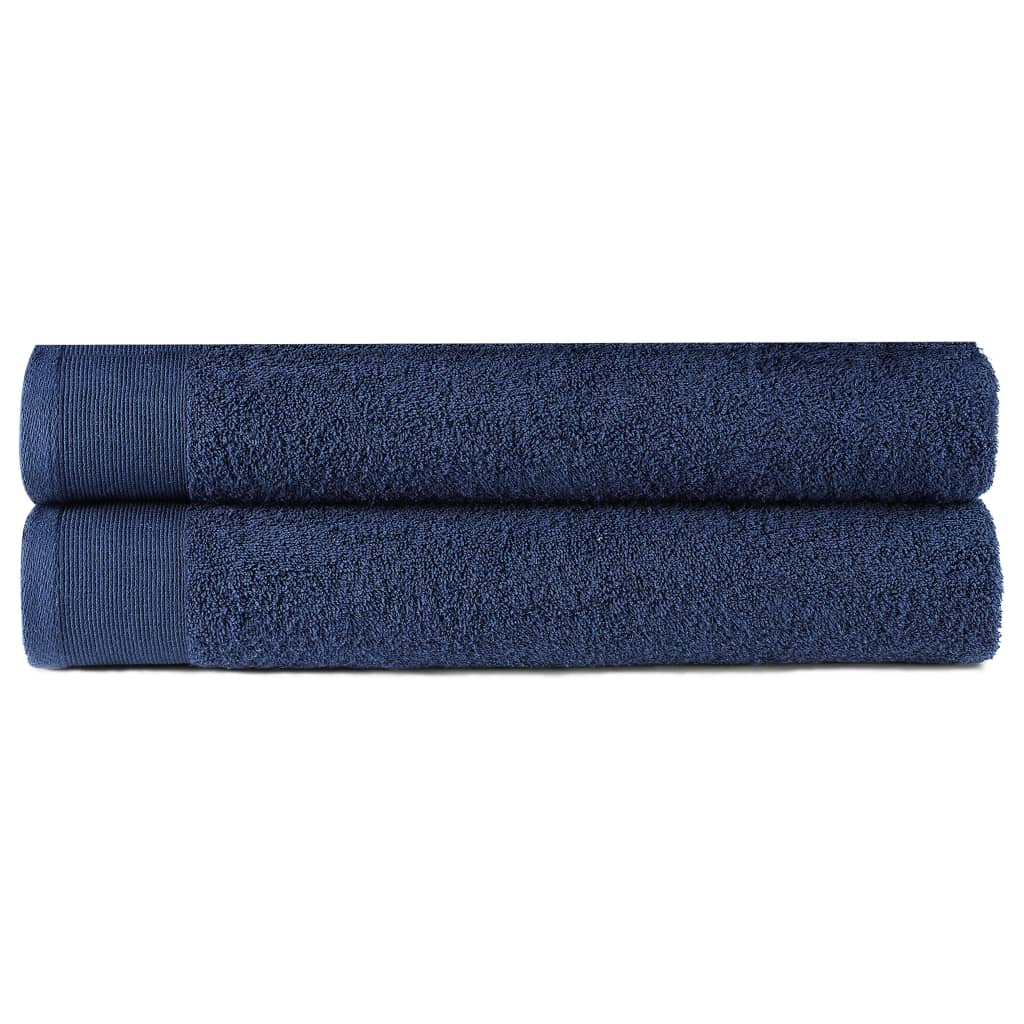 vidaXL Handdoeken 2 st 450 g/m² 50x100 cm katoen wit