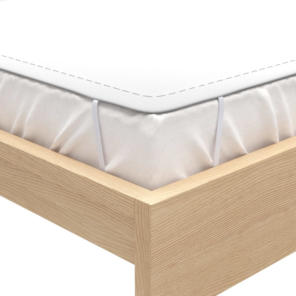 vidaXL Matrasbeschermers 2 st waterdicht 60x120 cm katoen wit