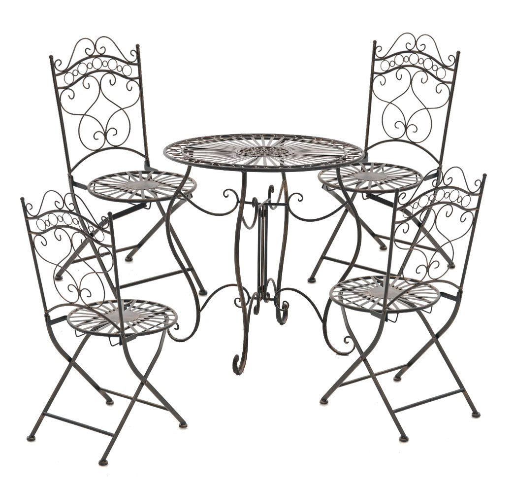 Tuinstoel Kiran bronzen bronze