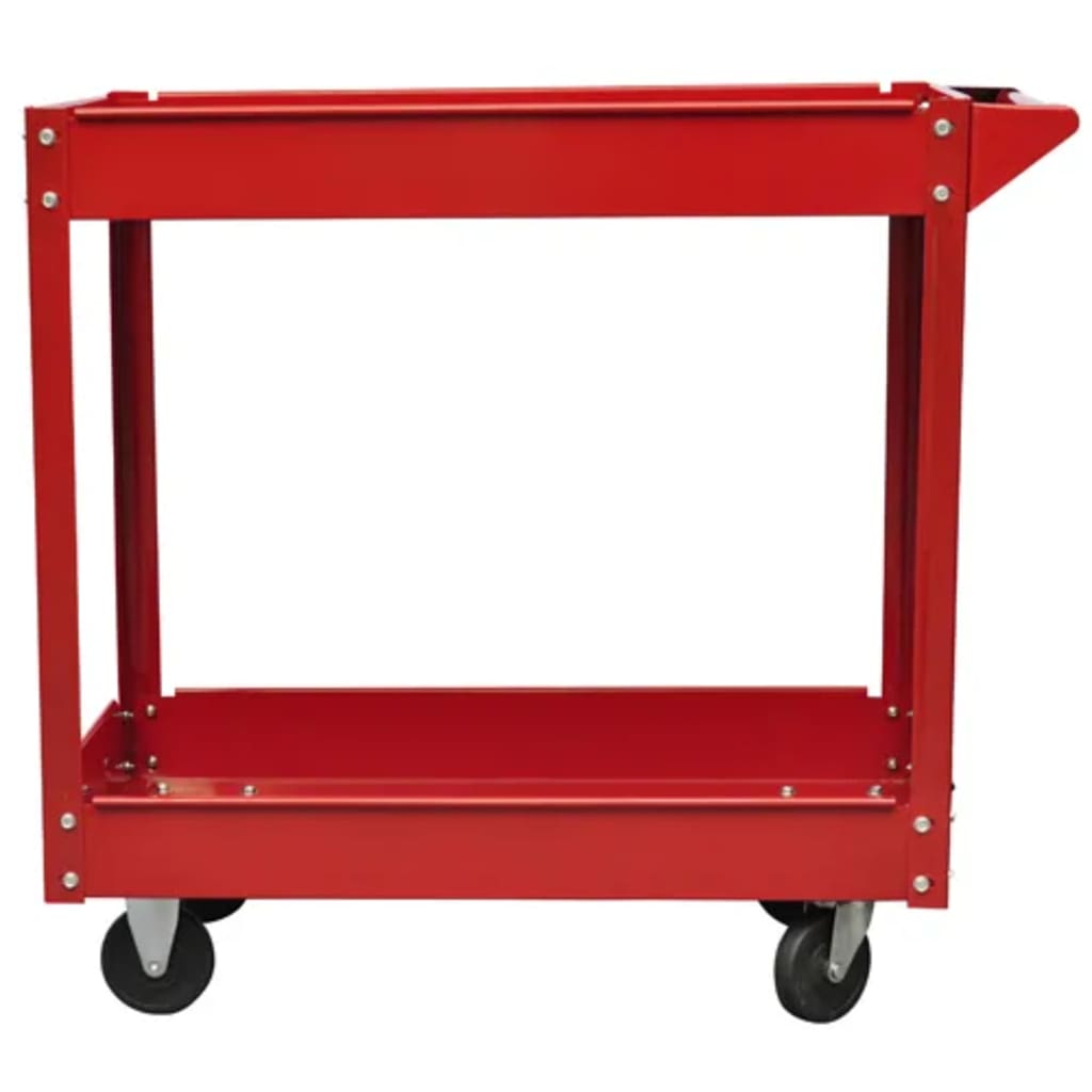 vidaXL Gereedschapstrolley 100 kg rood