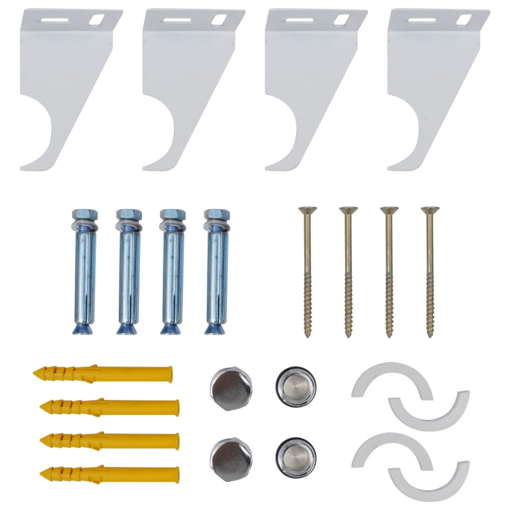 vidaXL Radiator-/verwarmingspaneel 311x900 mm wit