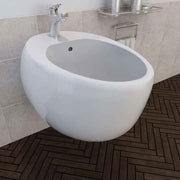Keramieken wandbidet wit