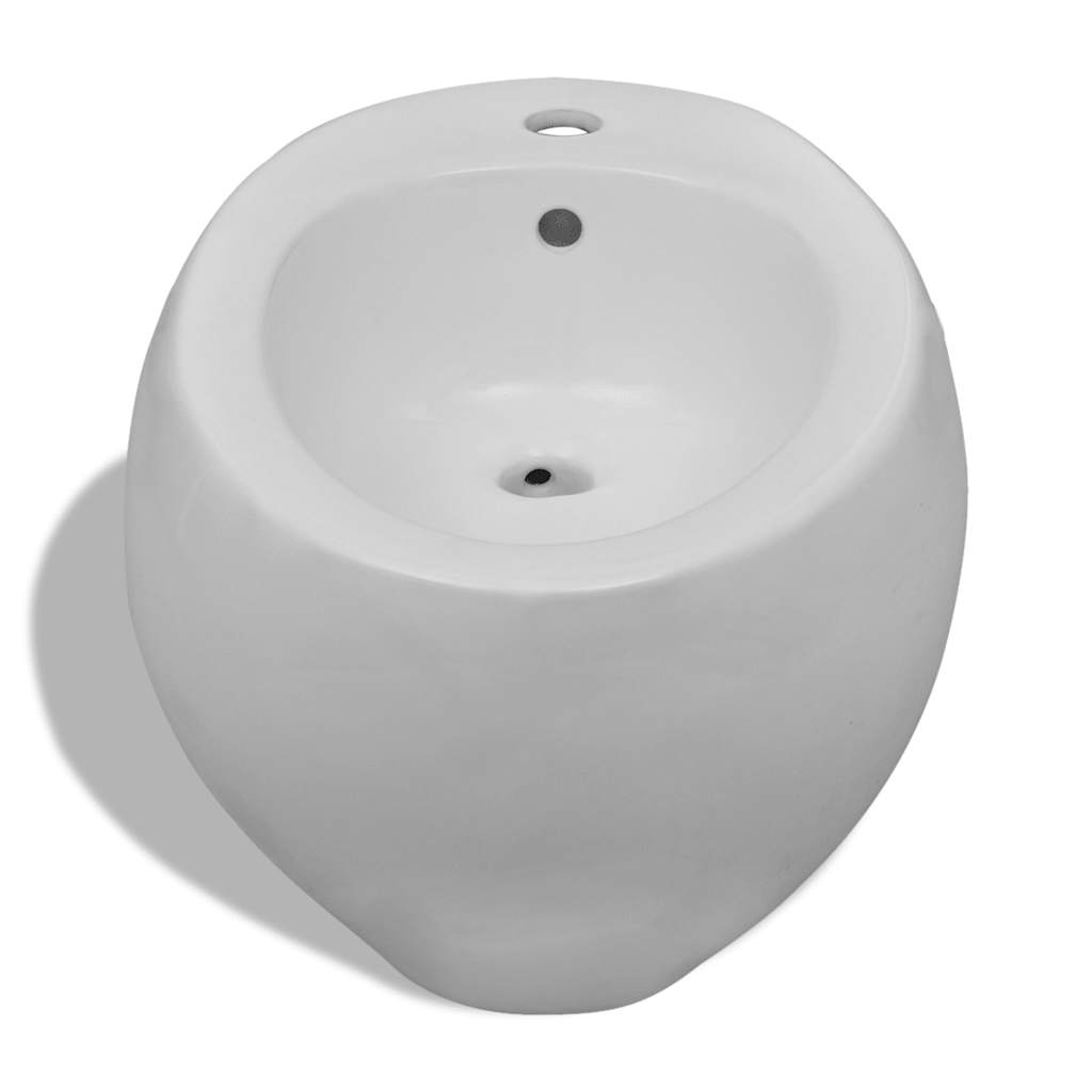 Keramieken wandbidet wit
