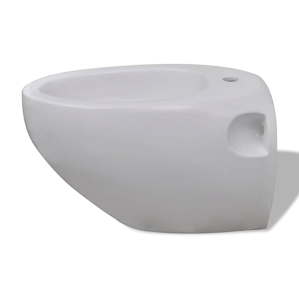 Keramieken wandbidet wit