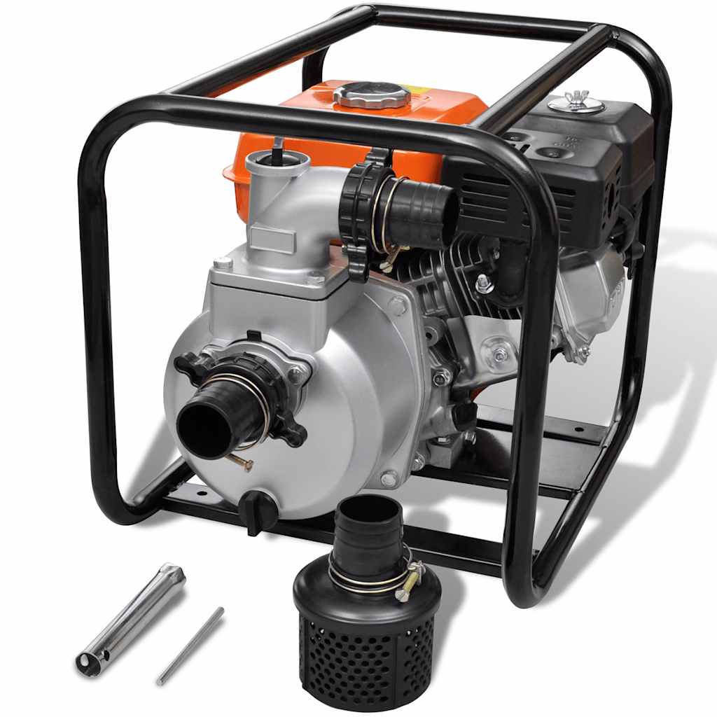vidaXL Waterpomp benzine 80 mm 4800 W