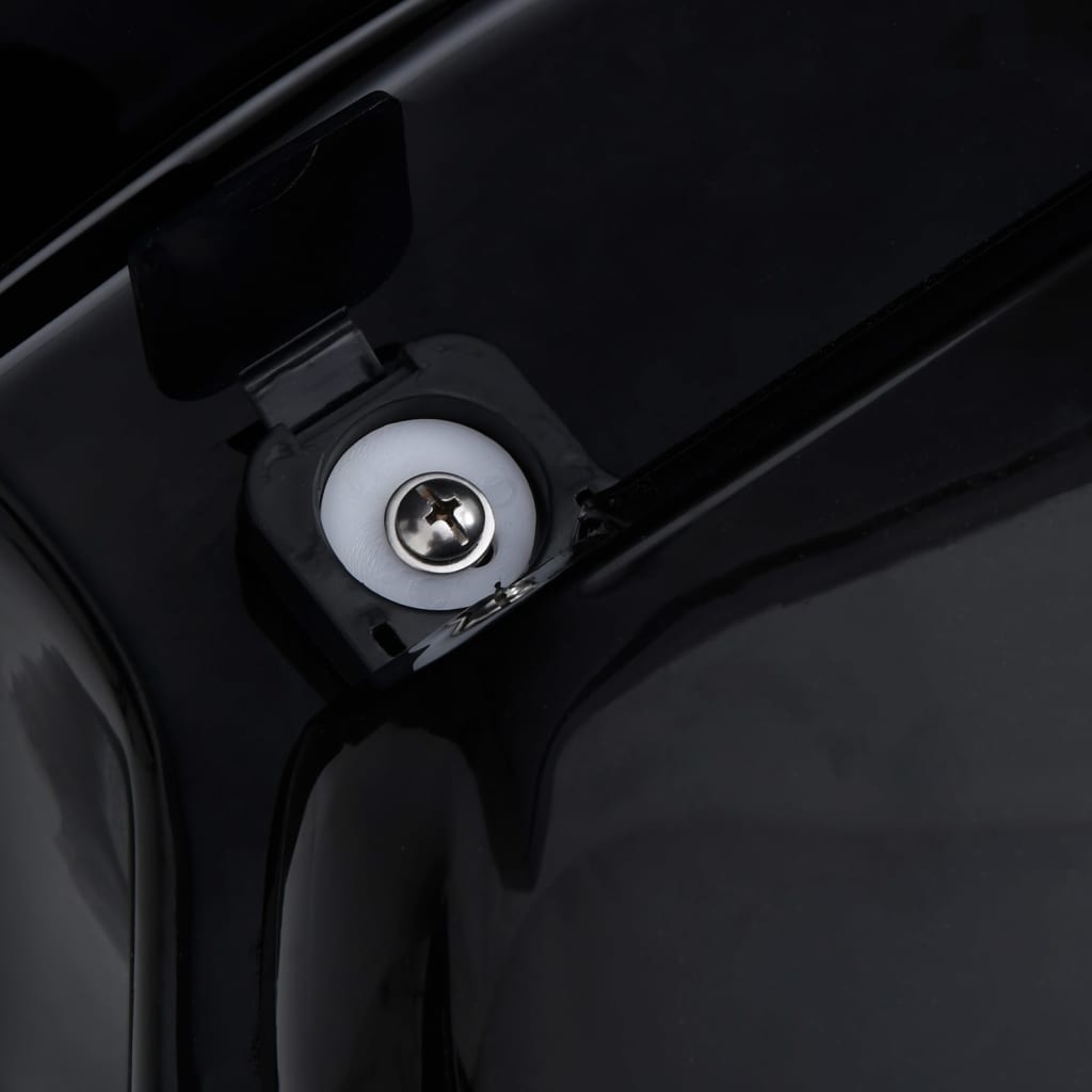 vidaXL Toilet hoekmodel keramisch wit - Aashly