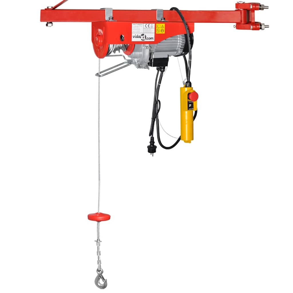 vidaXL Elektrische lier 500 W 100/200 kg