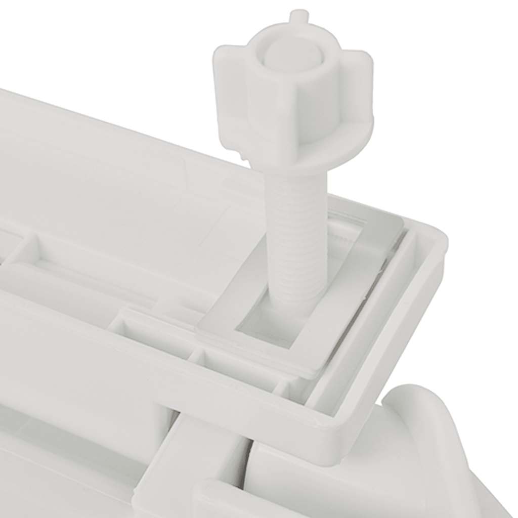 vidaXL Toiletbril soft-close ovaal wit
