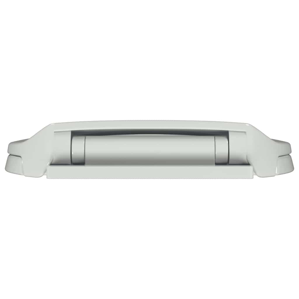 vidaXL Toiletbril soft-close ovaal wit