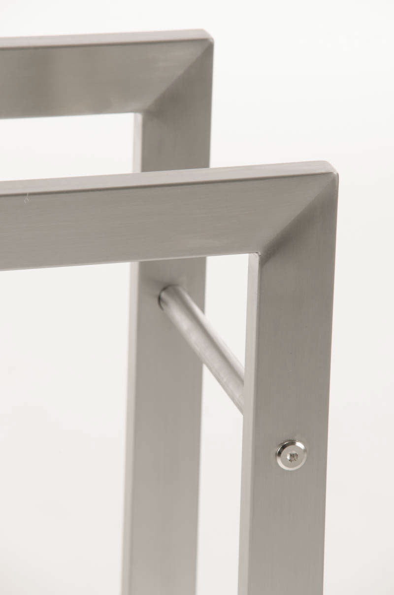 Brandhoutstandaard KERI RVS 25x60x100 cm edelstahl