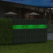 vidaXL Gabion stenen 25 kg groen 60-120 mm glas
