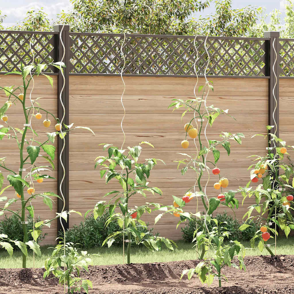 vidaXL Spiraal Plantsteunen 50 stuks 150 cm Gegalvaniseerd Staal