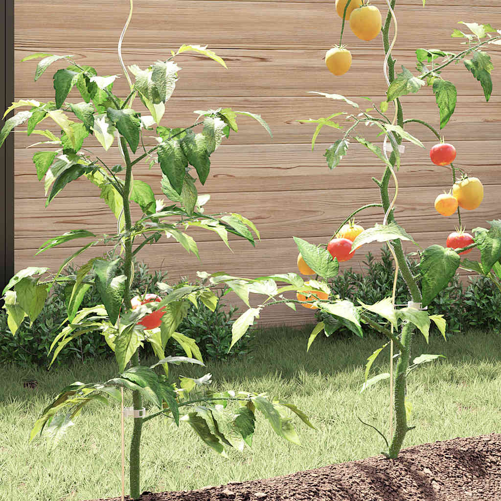 vidaXL Spiraal Plantsteunen 50 stuks 150 cm Gegalvaniseerd Staal