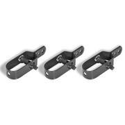 vidaXL Draadspanner voor gaashekwerk 3 st 100 mm grijs