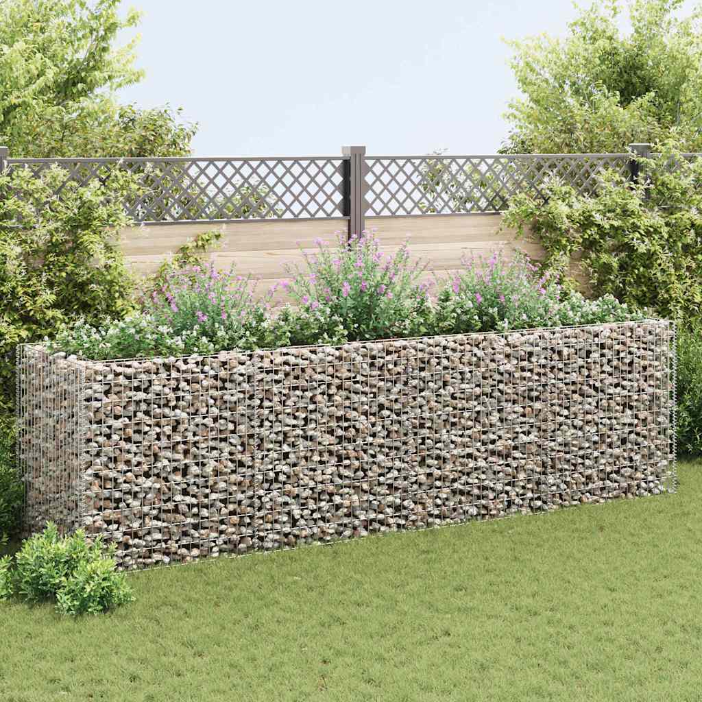 vidaXL Gabion plantenbak verhoogd 360x90x100 cm staal