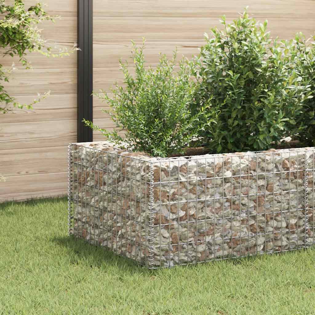 vidaXL Gabion plantenbak verhoogd 360x90x100 cm staal