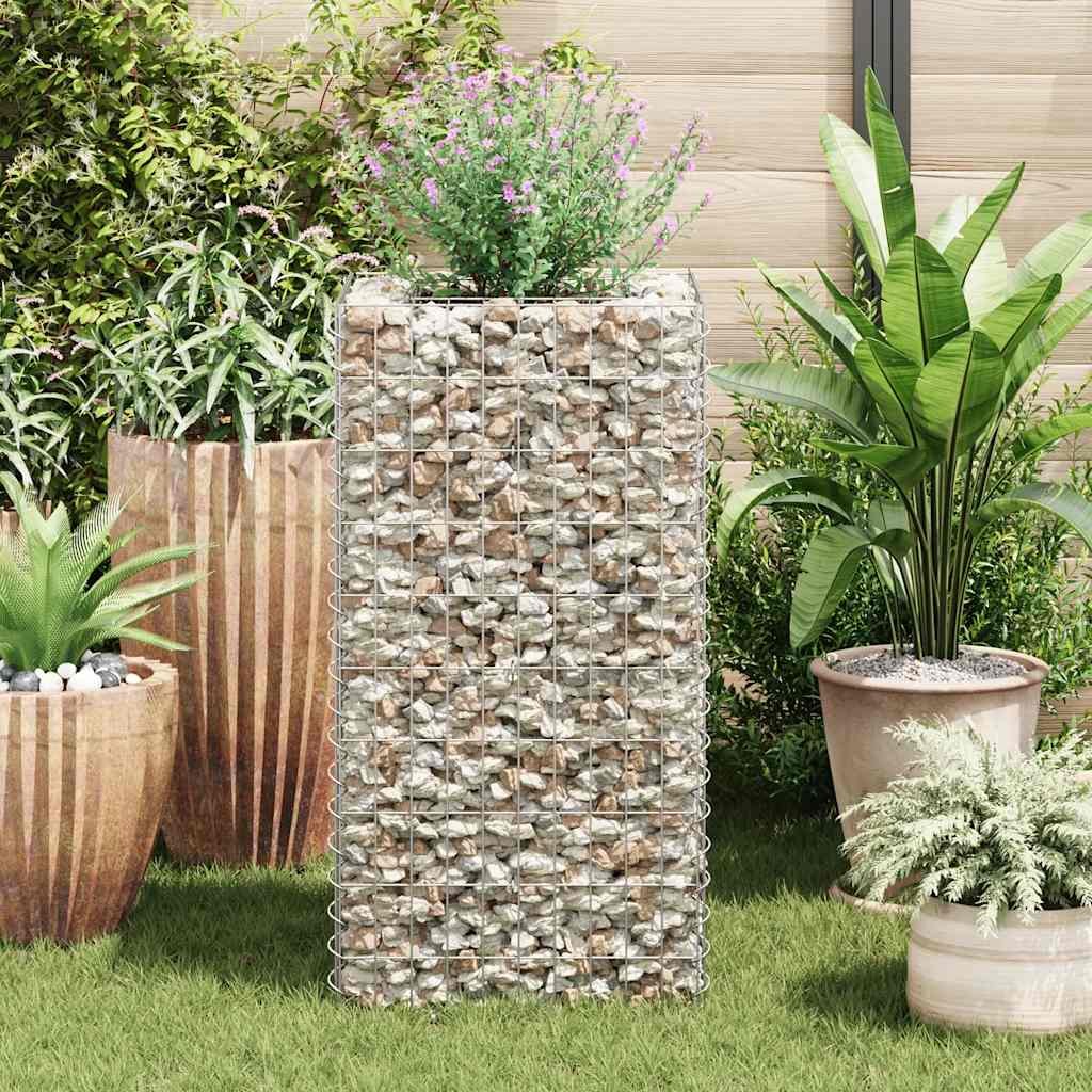 vidaXL Gabion plantenbak verhoogd 360x90x100 cm staal