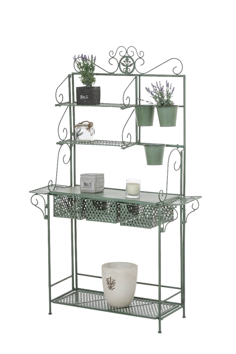 XL plantenrek Shine antiek/groen antik-grün