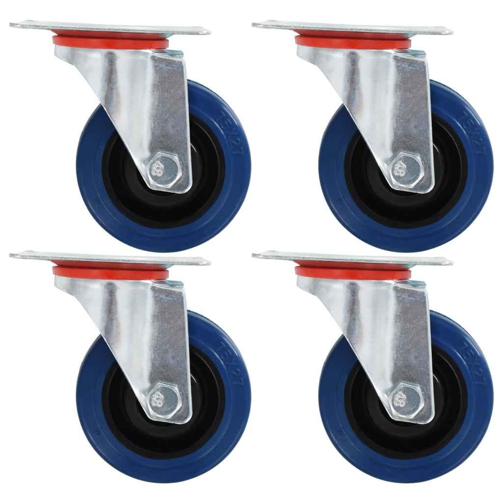 vidaXL Zwenkwielen 4 st 75 mm