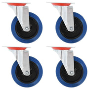 vidaXL Zwenkwielen 4 st 100 mm