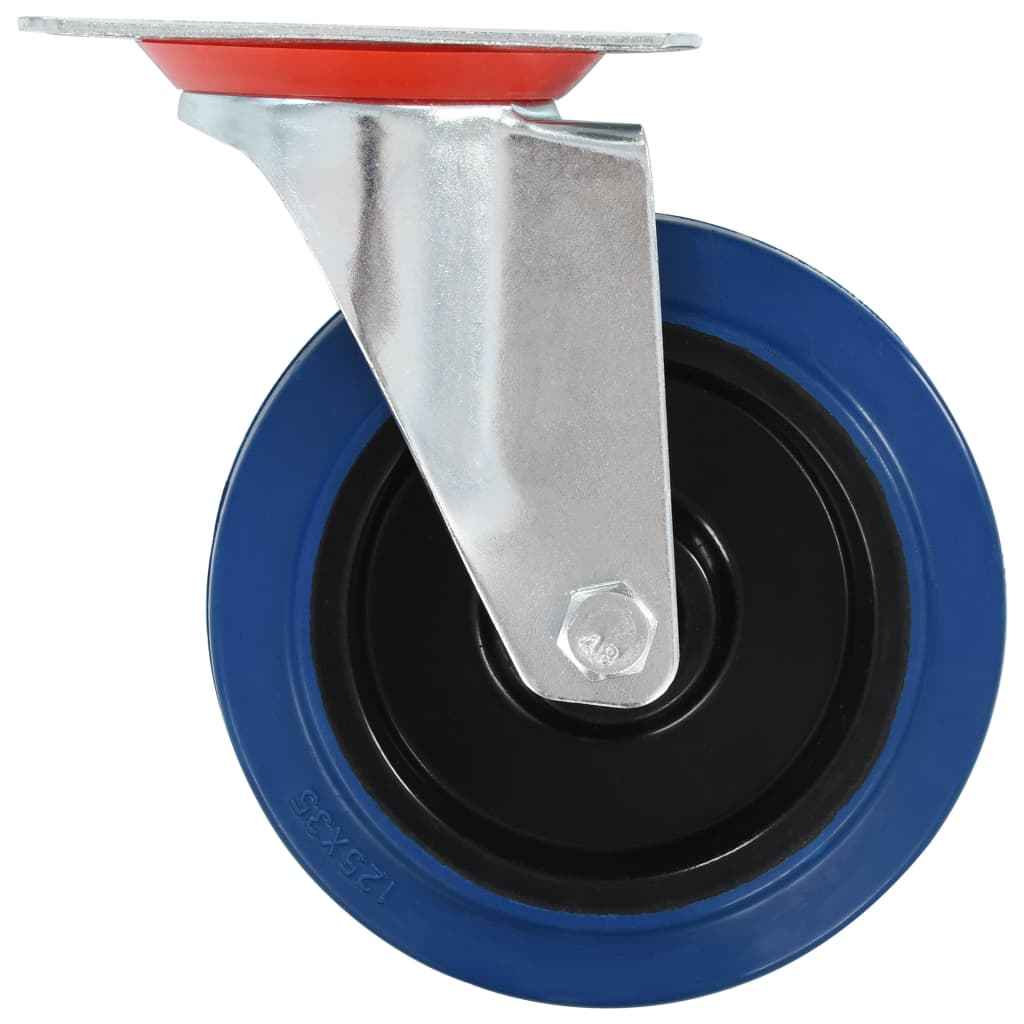 vidaXL Zwenkwielen 4 st 125 mm
