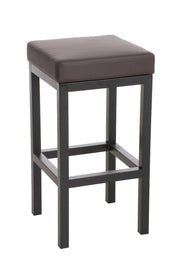 Barkruk Taylor kunstleer Zithoogte 78 cm bruin braun