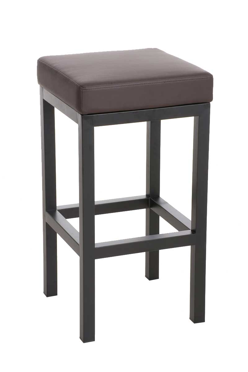 Barkruk Taylor kunstleer Zithoogte 78 cm bruin braun