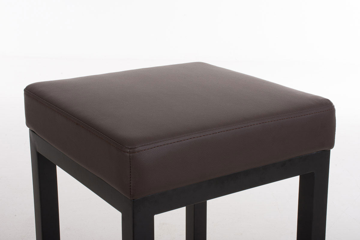 Barkruk Taylor kunstleer Zithoogte 78 cm bruin braun