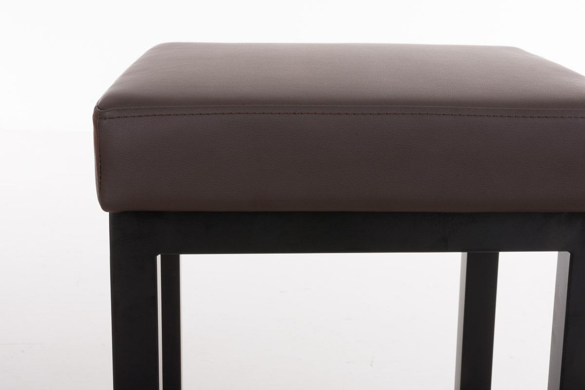 Barkruk Taylor kunstleer Zithoogte 78 cm bruin braun