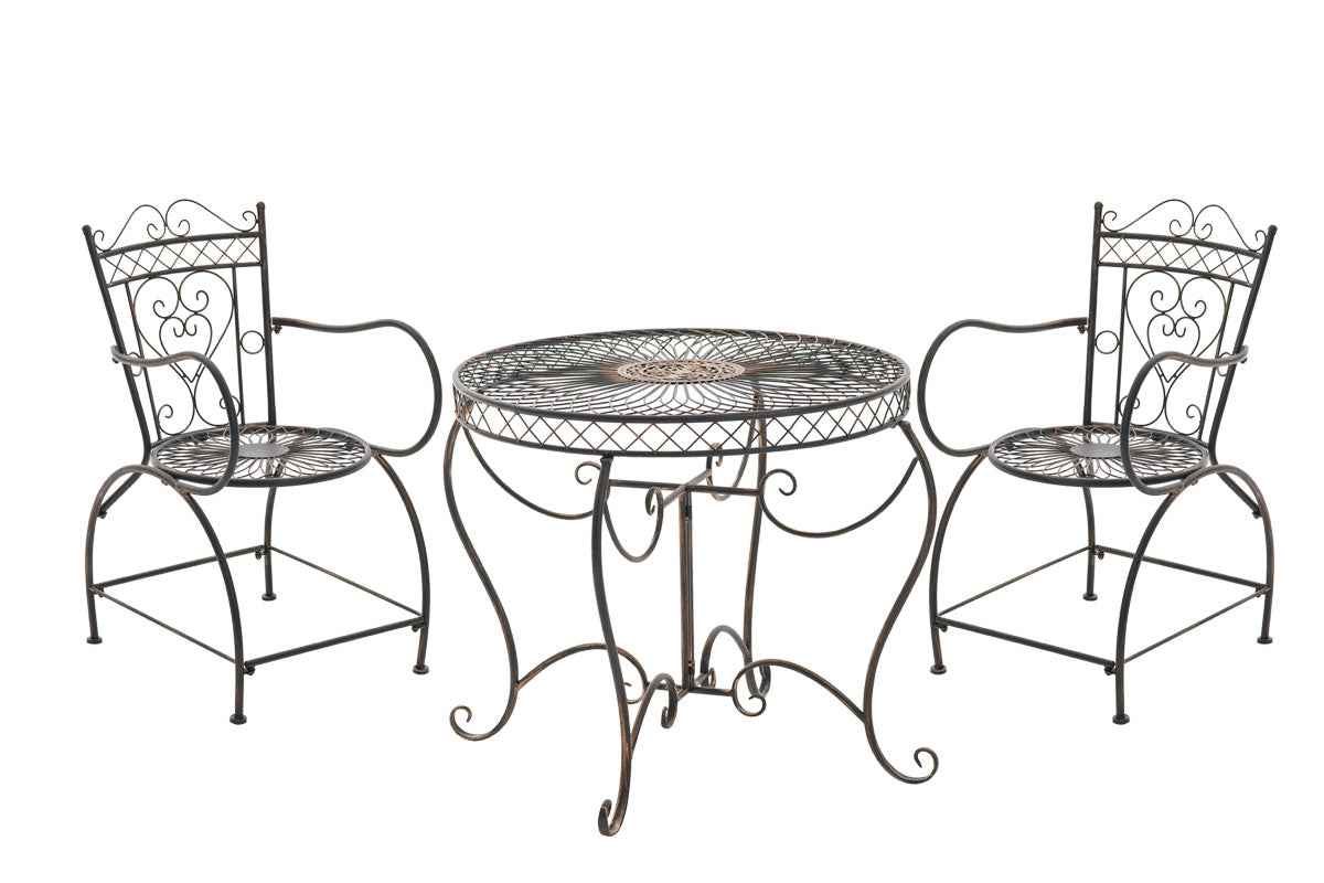 Tuinset Sheela bronzen bronze
