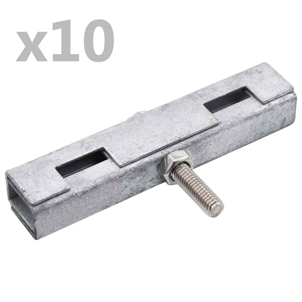 vidaXL U-matverbinding 10 sets groen