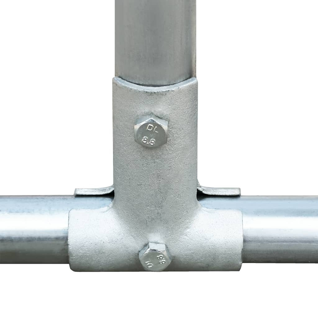 vidaXL Kippenren 14x2x2 m gegalvaniseerd staal - Aashly