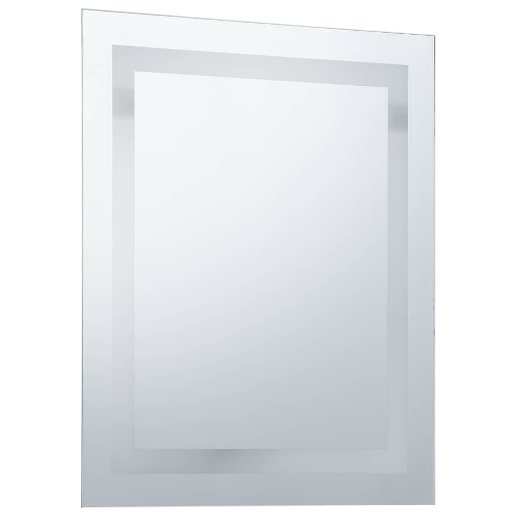 vidaXL Badkamerspiegel LED met aanraaksensor 60x80 cm
