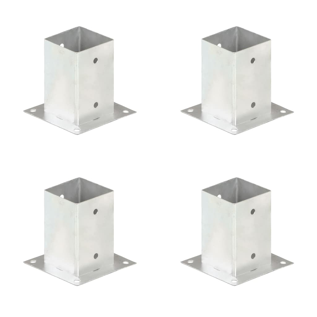 vidaXL Paalankers 4 st 101 mm gegalvaniseerd metaal