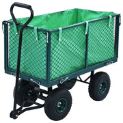 vidaXL Tuinwagen 350 kg zwart