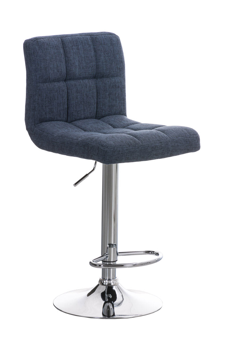 Barkruk Peru Stof blauw blau