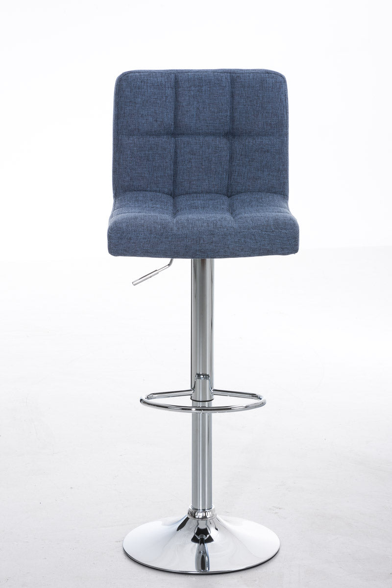 Barkruk Peru Stof blauw blau