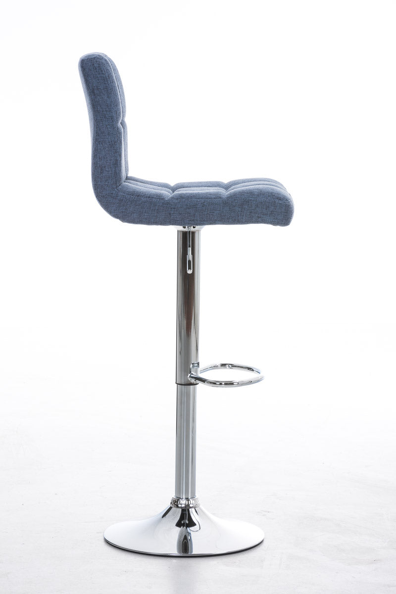Barkruk Peru Stof blauw blau