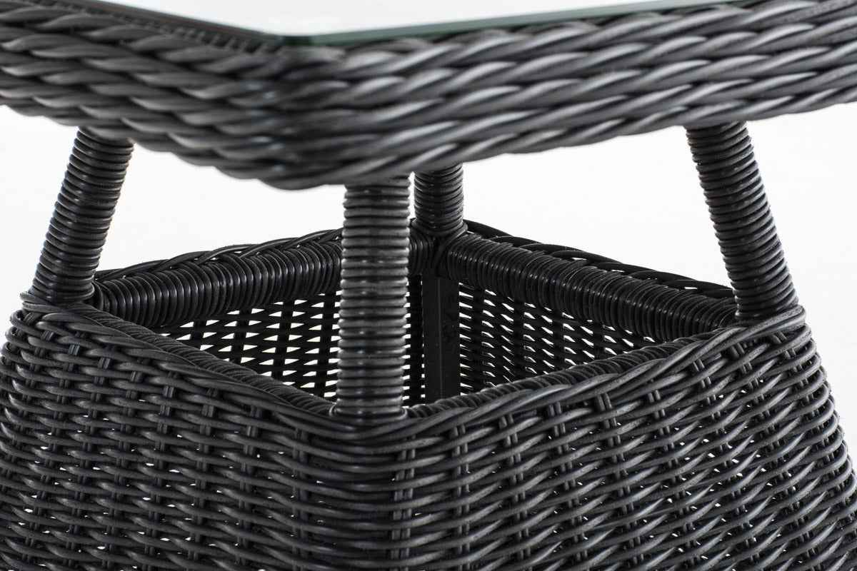 Tafel Santa Lucia 70 x 70 cm zwart schwarz